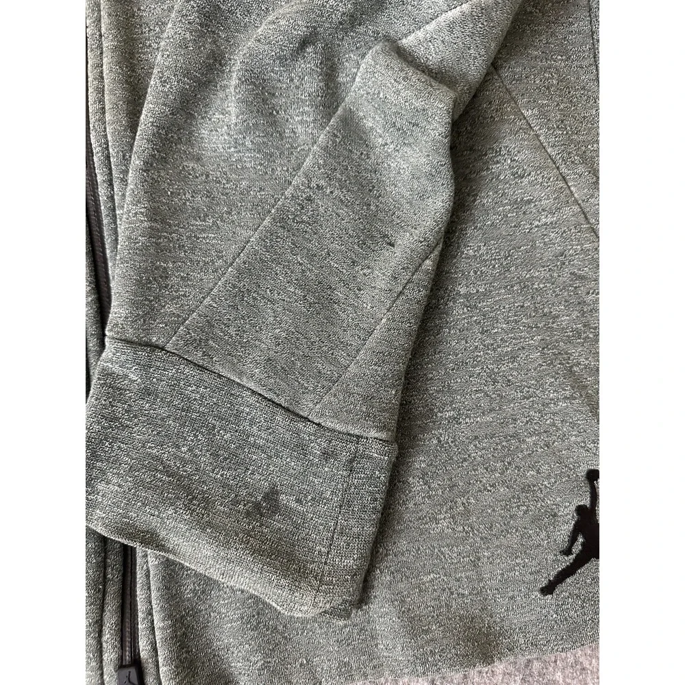 Jordan Mens Icon Fleece Full Zip Hoodie Green 2016 809470-010 Size 2XL